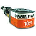 SPX FLOW Power Team RLS100 10 Ton Hydraulic Single Acting Low Profile Spring Return Cylinder, 7/16" Stroke