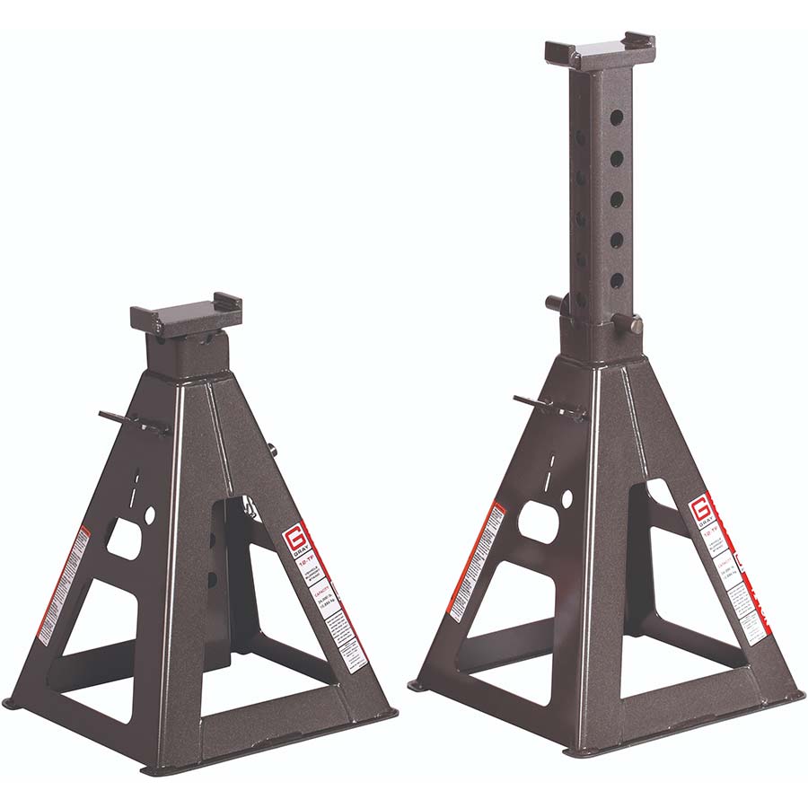 Gray Manufacturing USA 10-TF Vehicle Support Stands, 10 Tons