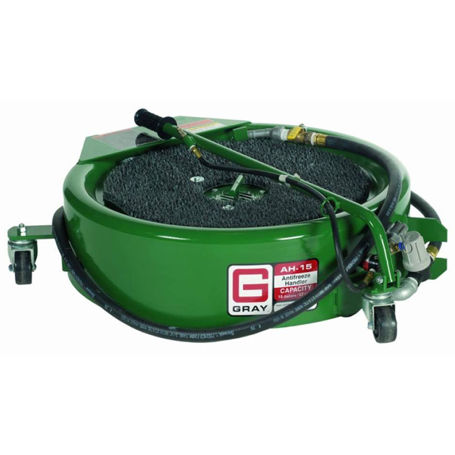 Gray Manufacturing USA AH-15 Portable, Air-Powered Fluid Handler, 15 Gallon