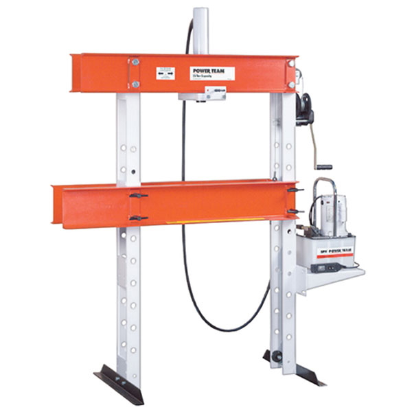 SPX FLOW Power Team SPE2514 25 Ton H Frame Shop Press, Open-End-Access, 14-1/4" Stroke, Single Acting