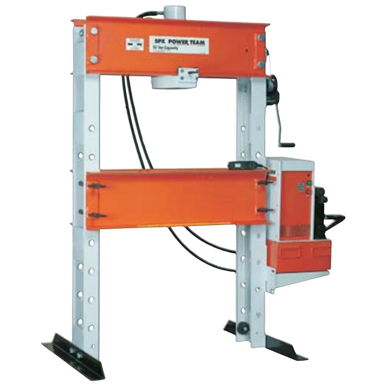 SPX FLOW Power Team SPE5513 55 Ton H Frame Shop Press, 13-1/4" Stroke, Single Acting