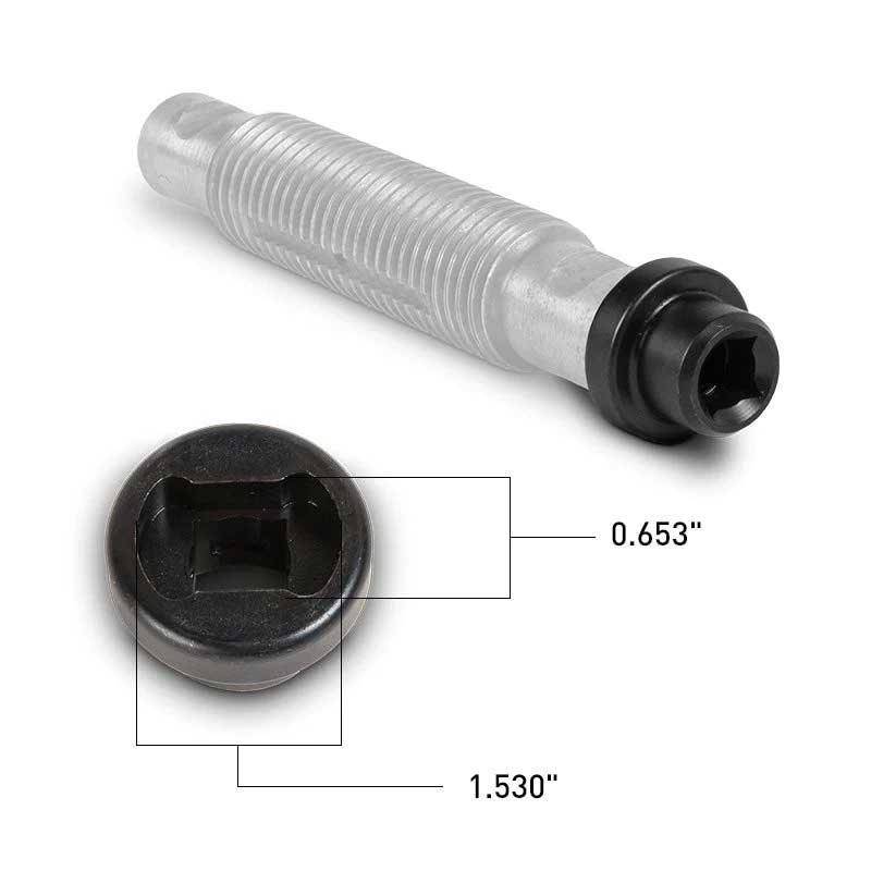 Tiger Tool 15100 Leaf Spring Pin Socket, 1.530" X .653"